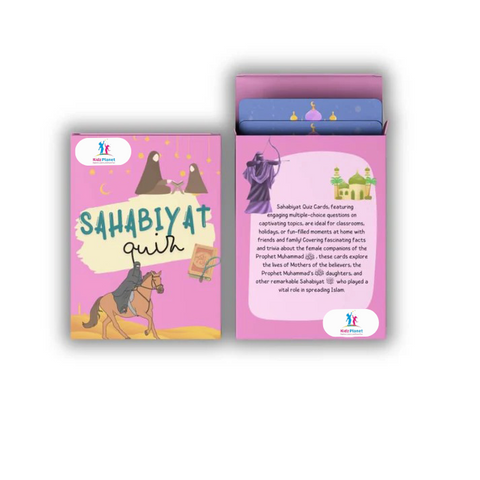 MUHAMMAD ﷺ QUIZ BUNDLE SEERAH, HADITH, SAHABAH & SAHABIYAT QUIZ CARDS ISLAM KNOWLEDGE FOR YOUNG KIDZ