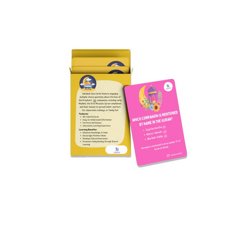 SAHABAH QUIZZ CARDS ISLAM KNOWLEDGE FOR YOUNG KIDZ