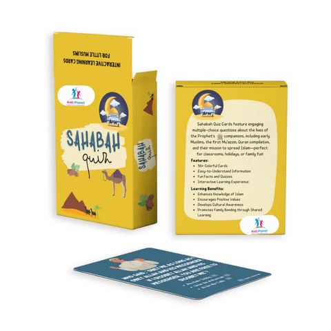 SAHABAH QUIZZ CARDS ISLAM KNOWLEDGE FOR YOUNG KIDZ