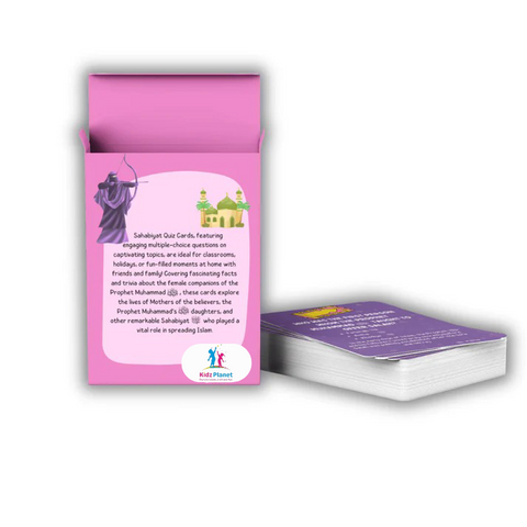SAHABIYAT QUIZZ CARDS ISLAM KNOWLEDGE FOR YOUNG KIDZ