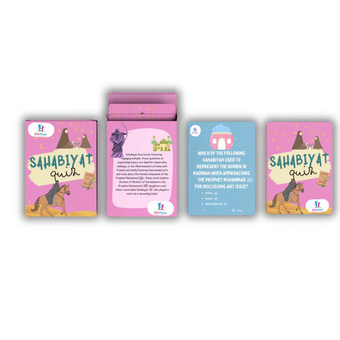 SAHABIYAT QUIZZ CARDS ISLAM KNOWLEDGE FOR YOUNG KIDZ