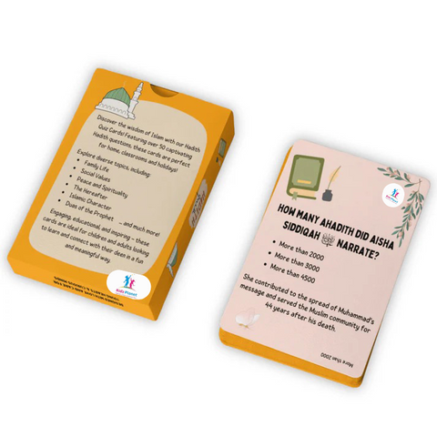 HADITH QUIZZ CARDS ISLAM KNOWLEDGE FOR YOUNG KIDZ