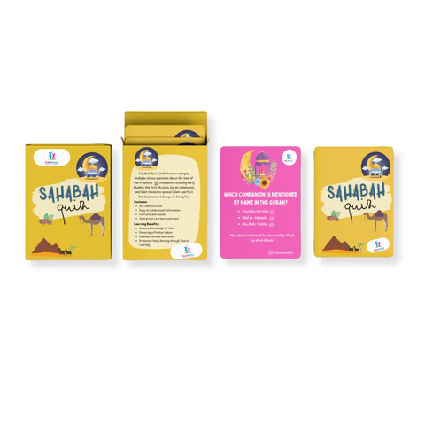 SAHABAH QUIZZ CARDS ISLAM KNOWLEDGE FOR YOUNG KIDZ