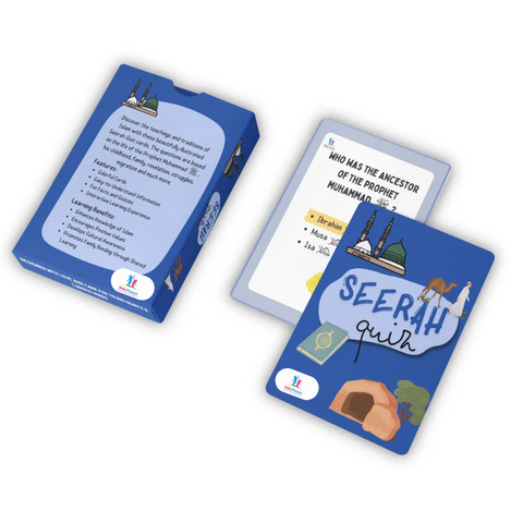 SEERAH QUIZZ CARDS ISLAM KNOWLEDGE FOR YOUNG KIDZ