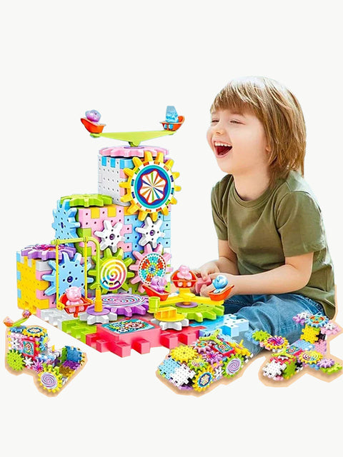 MAGNEETIC BUILDING BLOCKS GEAR TOY (83 pcs)