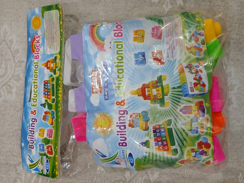 BUILDING & EDUCATIONAL MEGA BLOCKS FOR KIDS